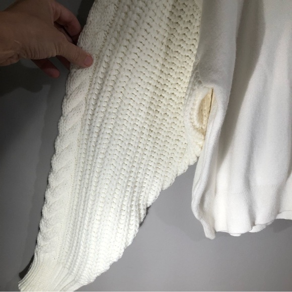 Elsie & Zoey Chunky Knit Crewneck Sweater Size Women L/XL - Picture 3 of 10